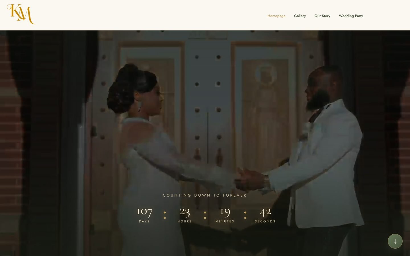 HappilyEverDadzies wedding website